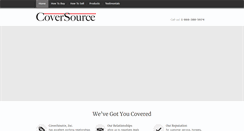 Desktop Screenshot of coversourceusa.com